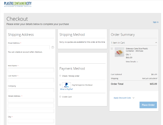 Magento Project Screenshot